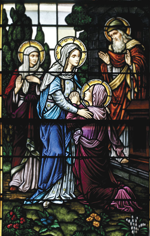 Visitação de Maria a sua prima Santa Isabel – Igreja do Sagrado Coração, New Orleans (USA)